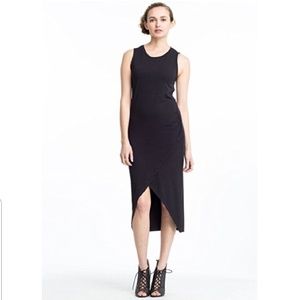 Spenglish jersey knit sleeveless column dress